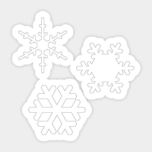 Snowflakes Sticker